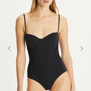 Tory Burch Solid Underwire One Piece, Size Medium, NWT